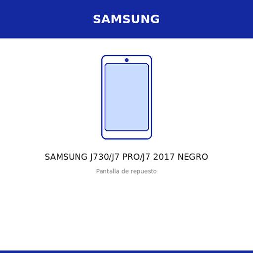 [SAM-100068-INC] Pantalla SAMSUNG J730/J7 PRO/J7 2017 NEGRO (INCELL)