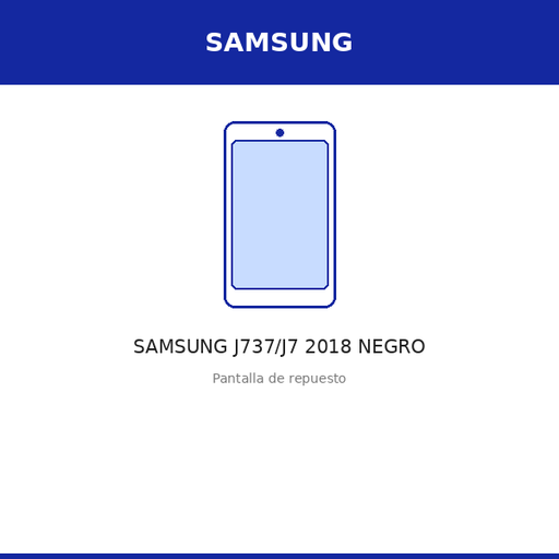[SAM-1157-ORI] Pantalla SAMSUNG J737/J7 2018 NEGRO (ORI)
