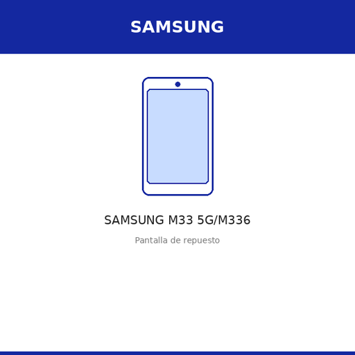 [SAM-2870-INC] Pantalla SAMSUNG M33 5G/M336 (INCELL)