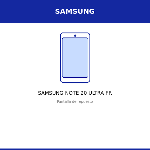 [SAM-3052-OLE] Pantalla SAMSUNG NOTE 20 ULTRA FR (OLED)