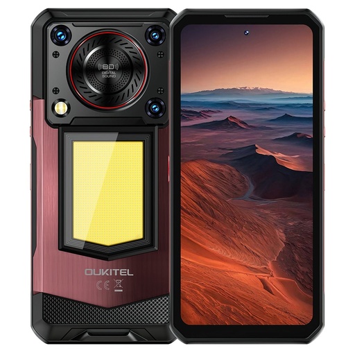 Oukitel WP56 5G 36 GB/512 GB – Teléfono resistente con 16.000 mAh y luz de camping