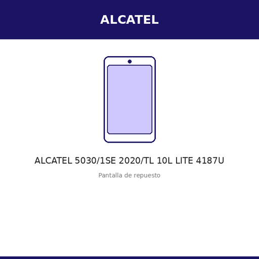 [ALC-1093-ORI] Pantalla ALCATEL 5030/1SE 2020/TL 10L LITE 4187U (ORI)