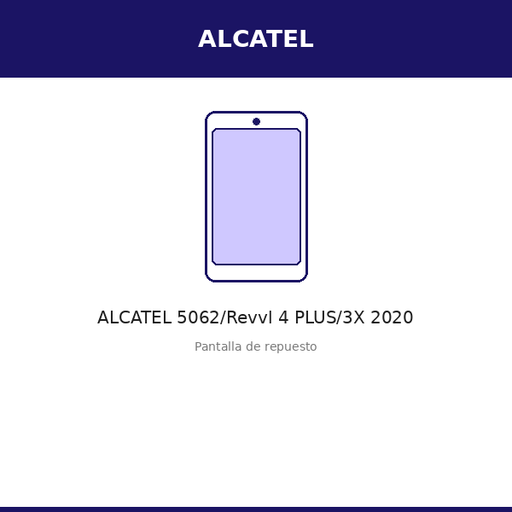 [ALC-1096-ORI] Pantalla ALCATEL 5062/Revvl 4 PLUS/3X 2020 (ORI)