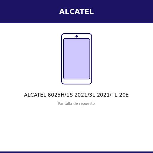 [ALC-1105-ORI] Pantalla ALCATEL 6025H/1S 2021/3L 2021/TL 20E (ORI)