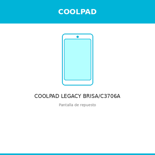[COO-3417-ORI] Pantalla COOLPAD LEGACY BRISA/C3706A (ORI)
