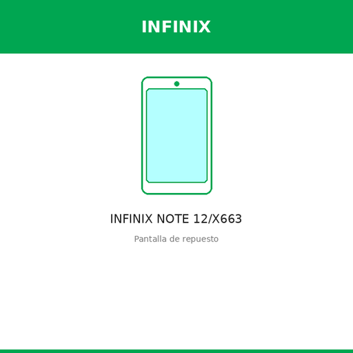 [INF-1590-TFT] Pantalla INFINIX NOTE 12/X663 (TFT)