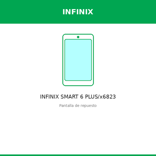 [INF-100368-ORI] Pantalla INFINIX SMART 6 PLUS/x6823 (ORI)