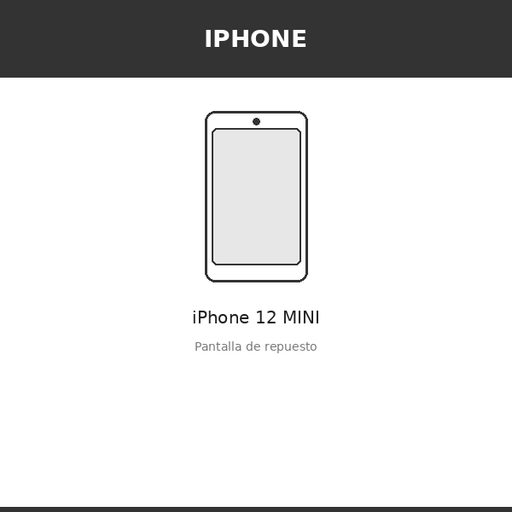 [IPH-1731-INC] Pantalla iPhone 12 MINI (INCELL)