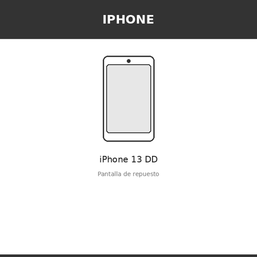[IPH-4250-OLE] Pantalla iPhone 13 DD (OLED)