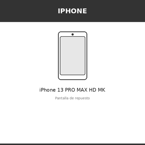 [IPH-3751-INC] Pantalla iPhone 13 PRO MAX HD MK (INCELL)