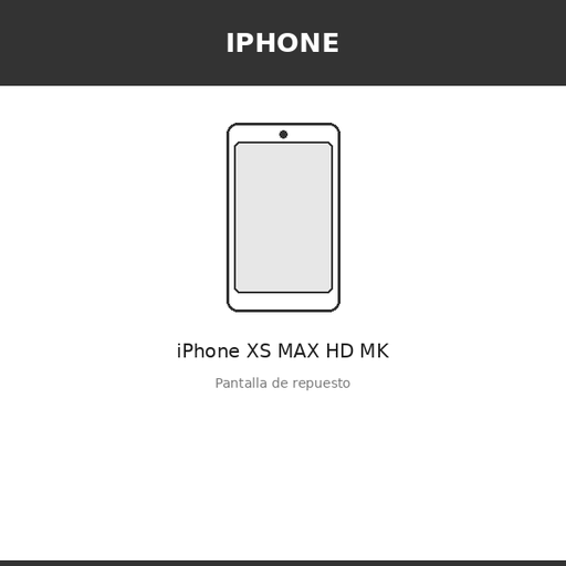 [IPH-3755-INC] Pantalla iPhone XS MAX HD MK (INCELL)